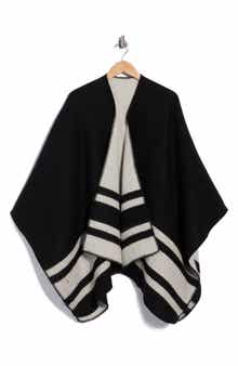 Deanna Wool & Cashmere Reversible Poncho