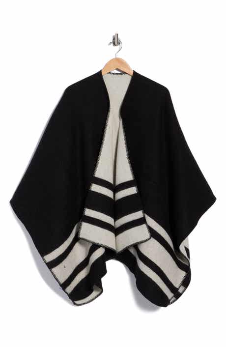 Deanna Wool & Cashmere Reversible Poncho