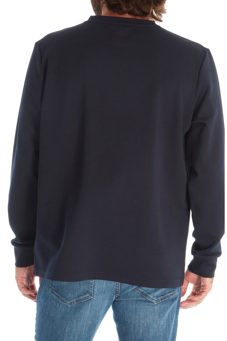 Oliver Long Sleeve Thermal T-Shirt, Alternate, color, NAVY