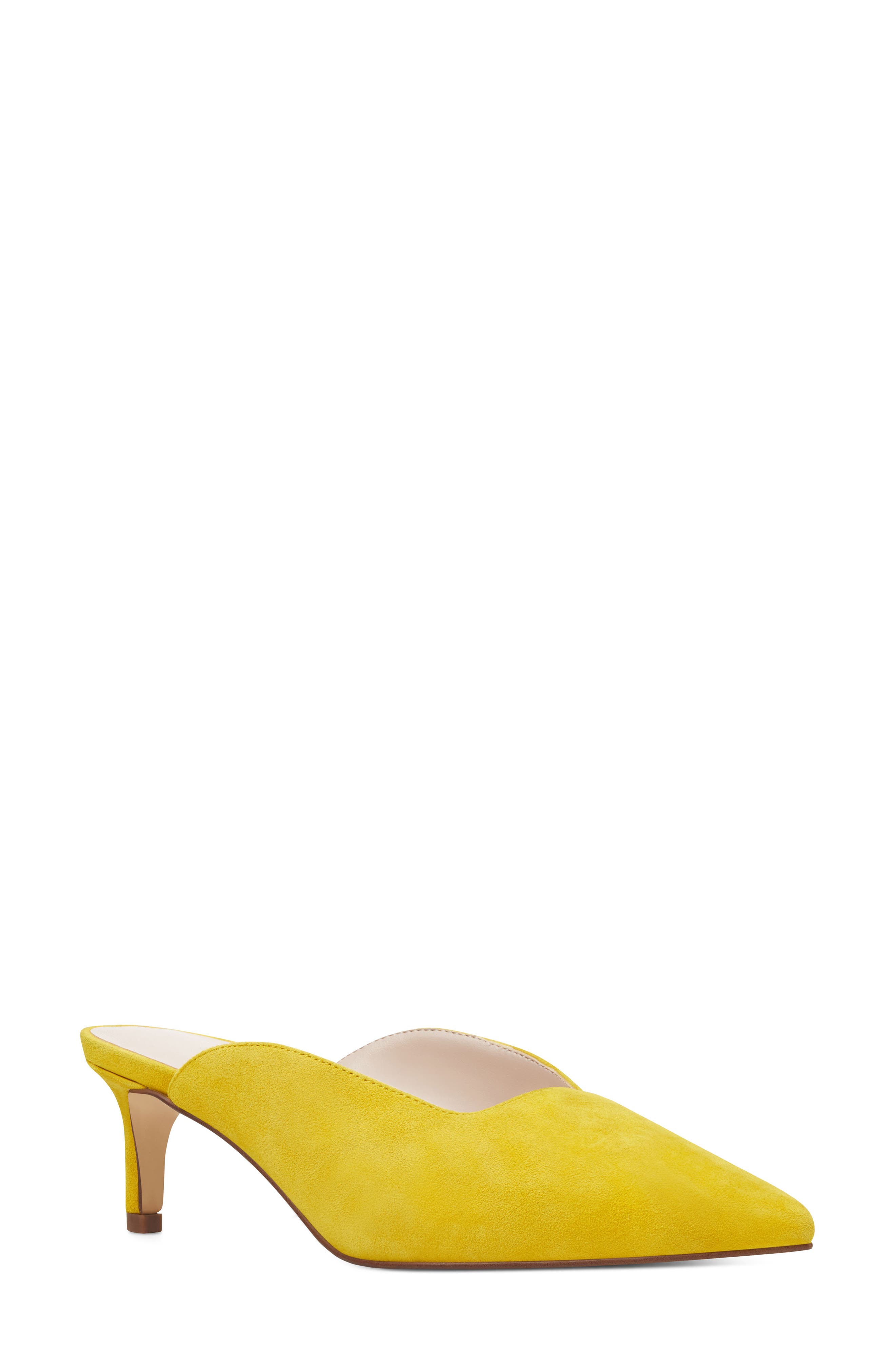 Famille Mule, Main, color, CITRINE YELLOW SUEDE