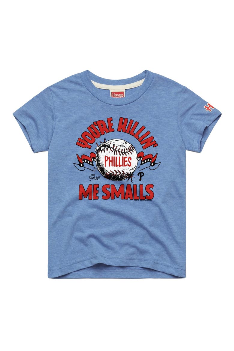 Toddler Homage Light Blue Philadelphia Phillies x The Sandlot Tri-Blend T-Shirt, Main, color, Light Blue