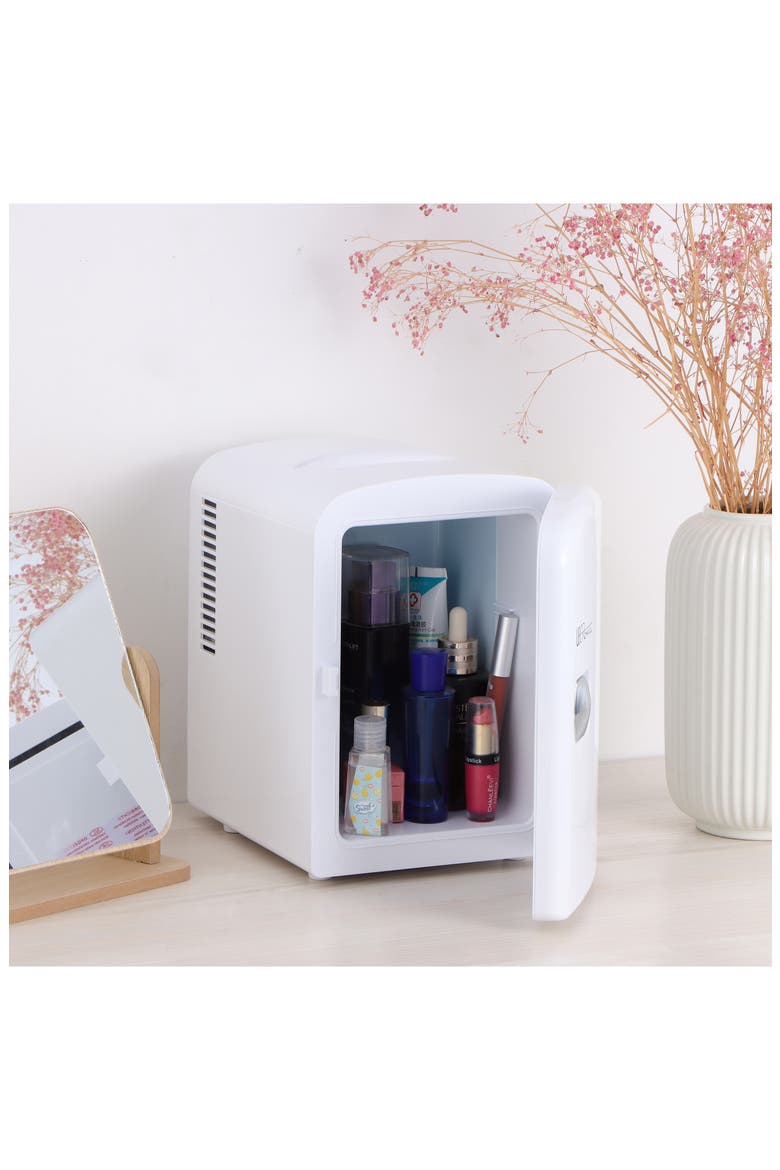6-Can Mini Fridge - White, Alternate, color, WHITE