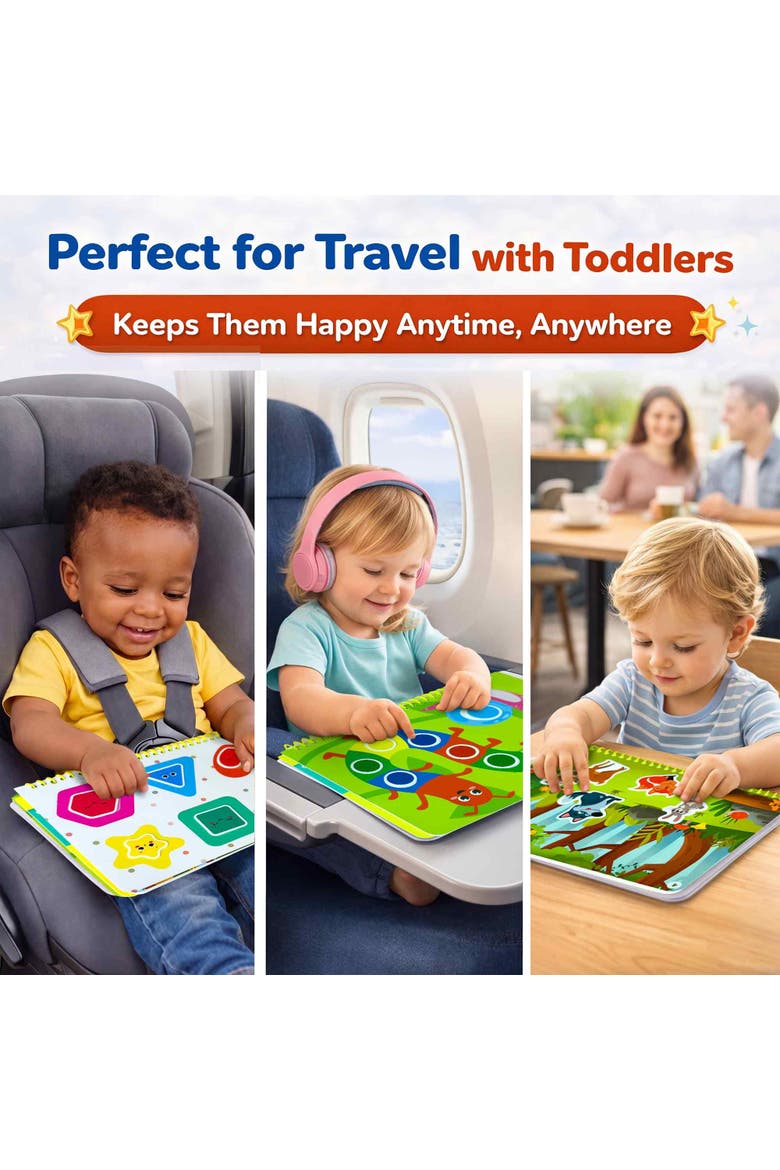 Jelly Sticker Activity Book for Toddlers, Alternate, color, Preschool