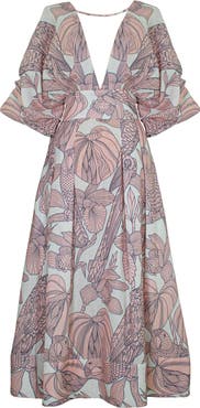 NO PISE LA GRAMA Barlovento Midi Dress
