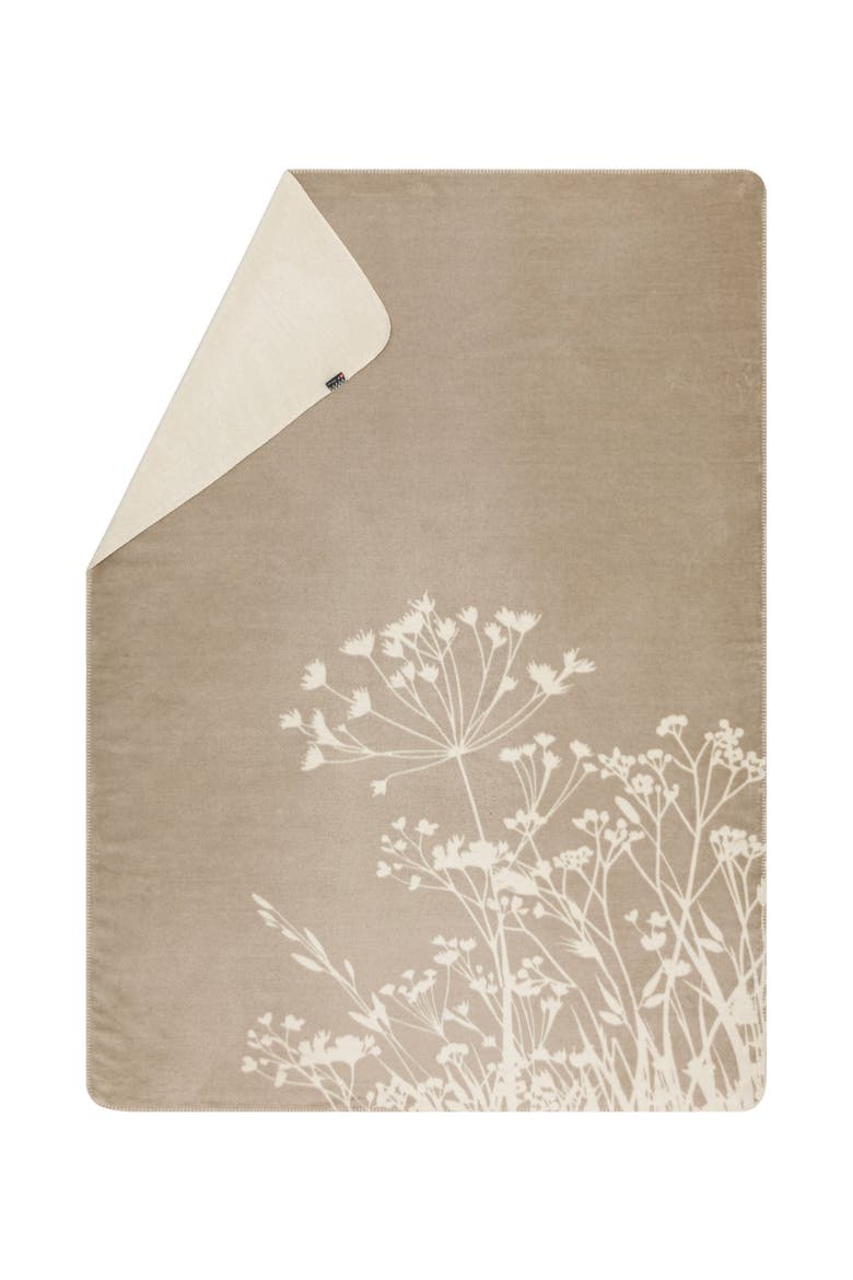 Floral Throw, Main, color, Ecru
