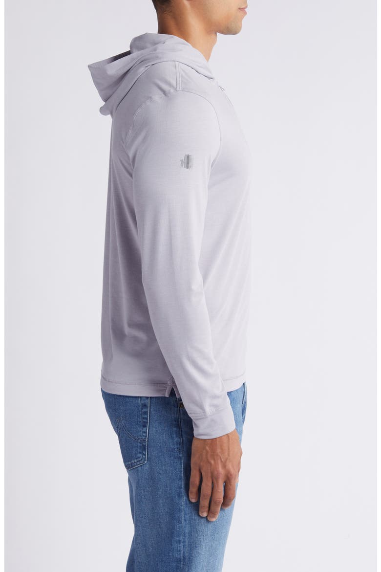 Nicklaus Performance Quarter Zip Hoodie, Alternate, color, SEAL