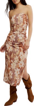 Free People Presley Strapless Midi Dress