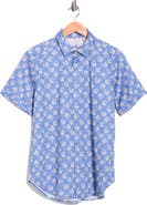 Robert Graham Beauchamp Short Sleeve Cotton Button-Up Shirt