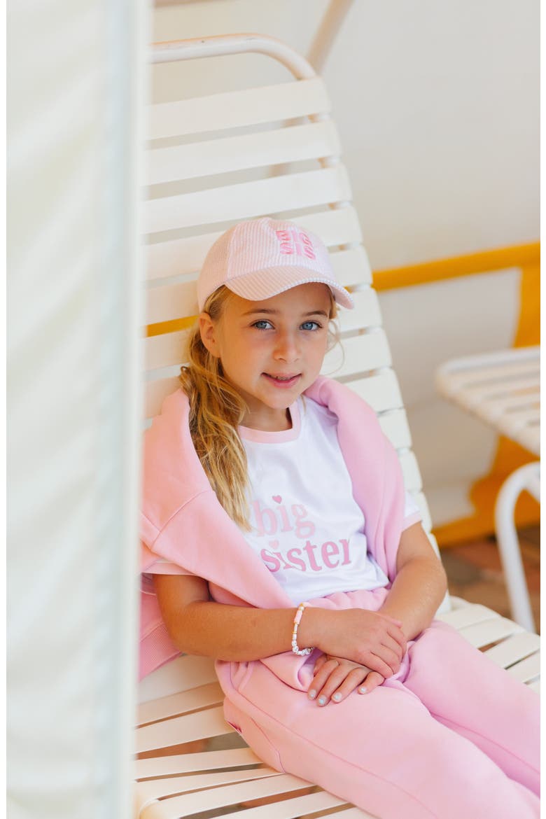 Big Sister T-Shirt, Alternate, color, White/Pink