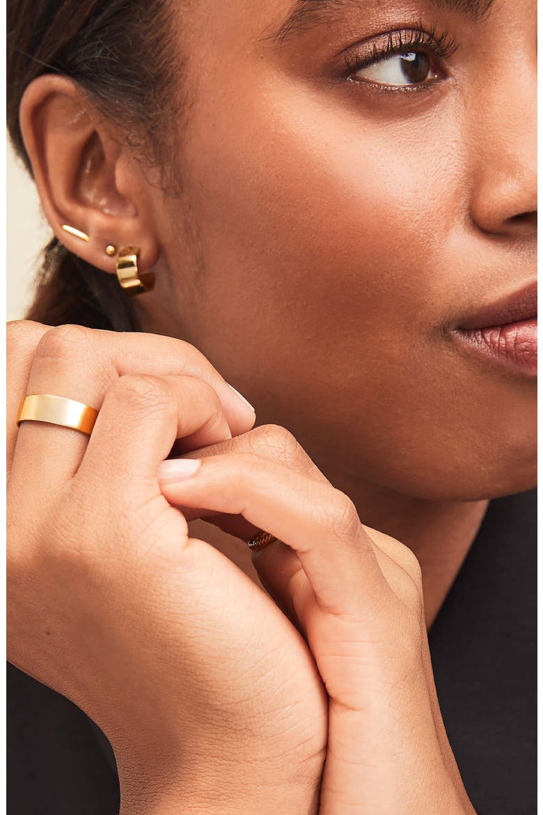 Daily Stacker Ring, Alternate, color, 18k Gold Vermeil