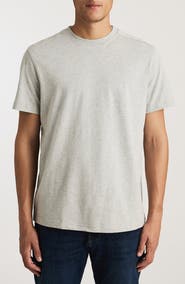 Mavi Jeans Light Grey Mélange Cotton Crewneck T-Shirt