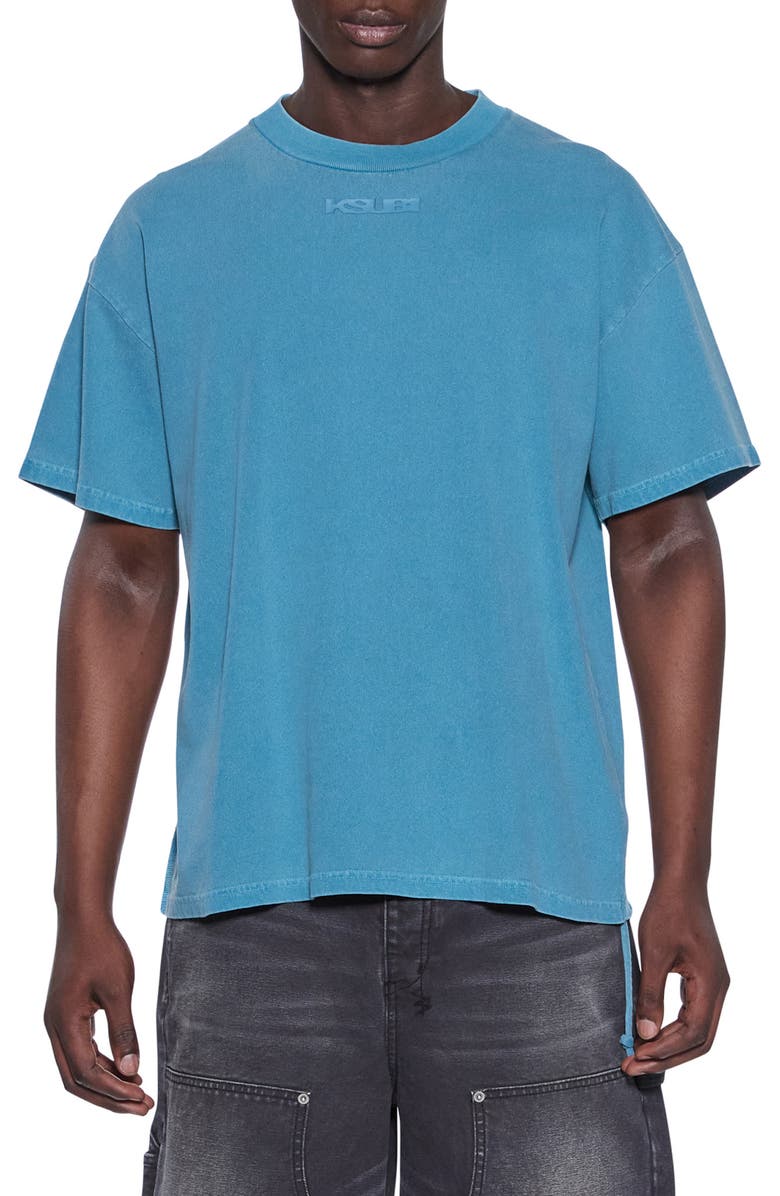 Ksubi Sott Ekcess T-Shirt, Main, color, Blue