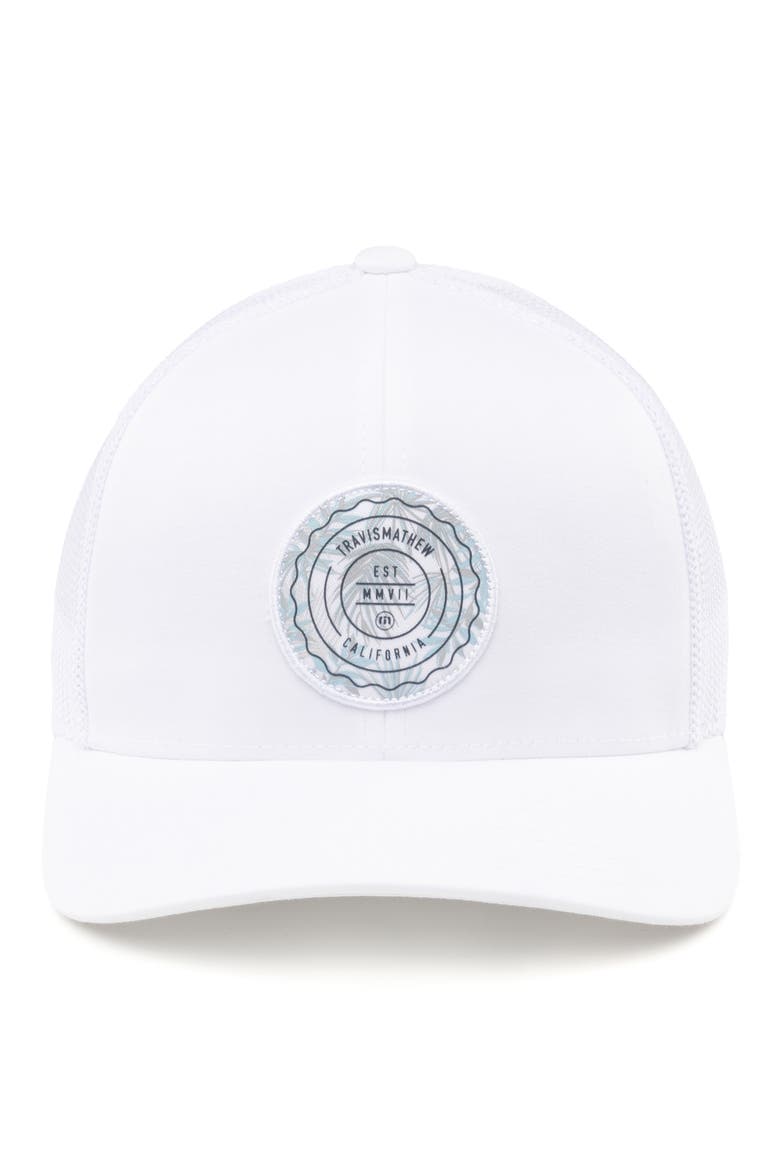 The Patch Floral Baseball Cap, Alternate, color, WHITE