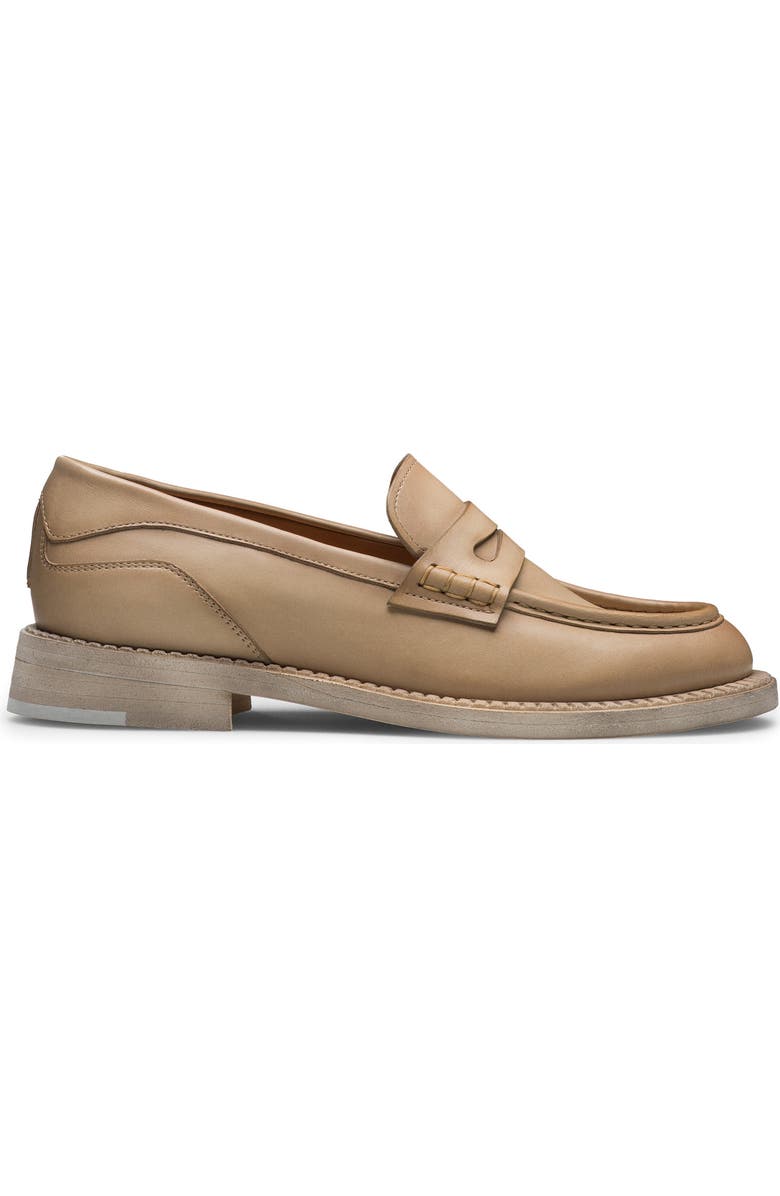 Magnanni Oaklynn Leather Loafer, Alternate, color, Taupe