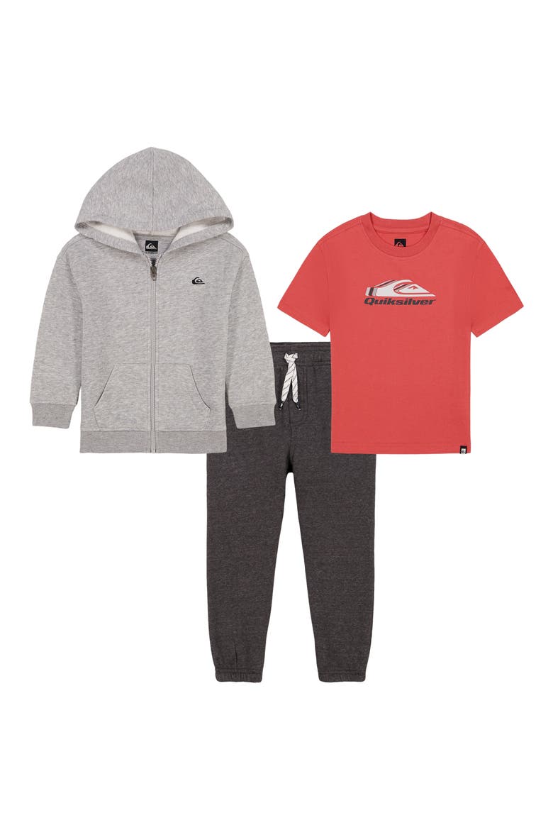Kids' 3-Piece Fleece Hoodie, T-Shirt & Pants Set, Main, color, PREPACK ASSORTED