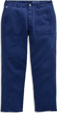 AG Analeigh High Waist Ankle Straight Leg Twill Pants