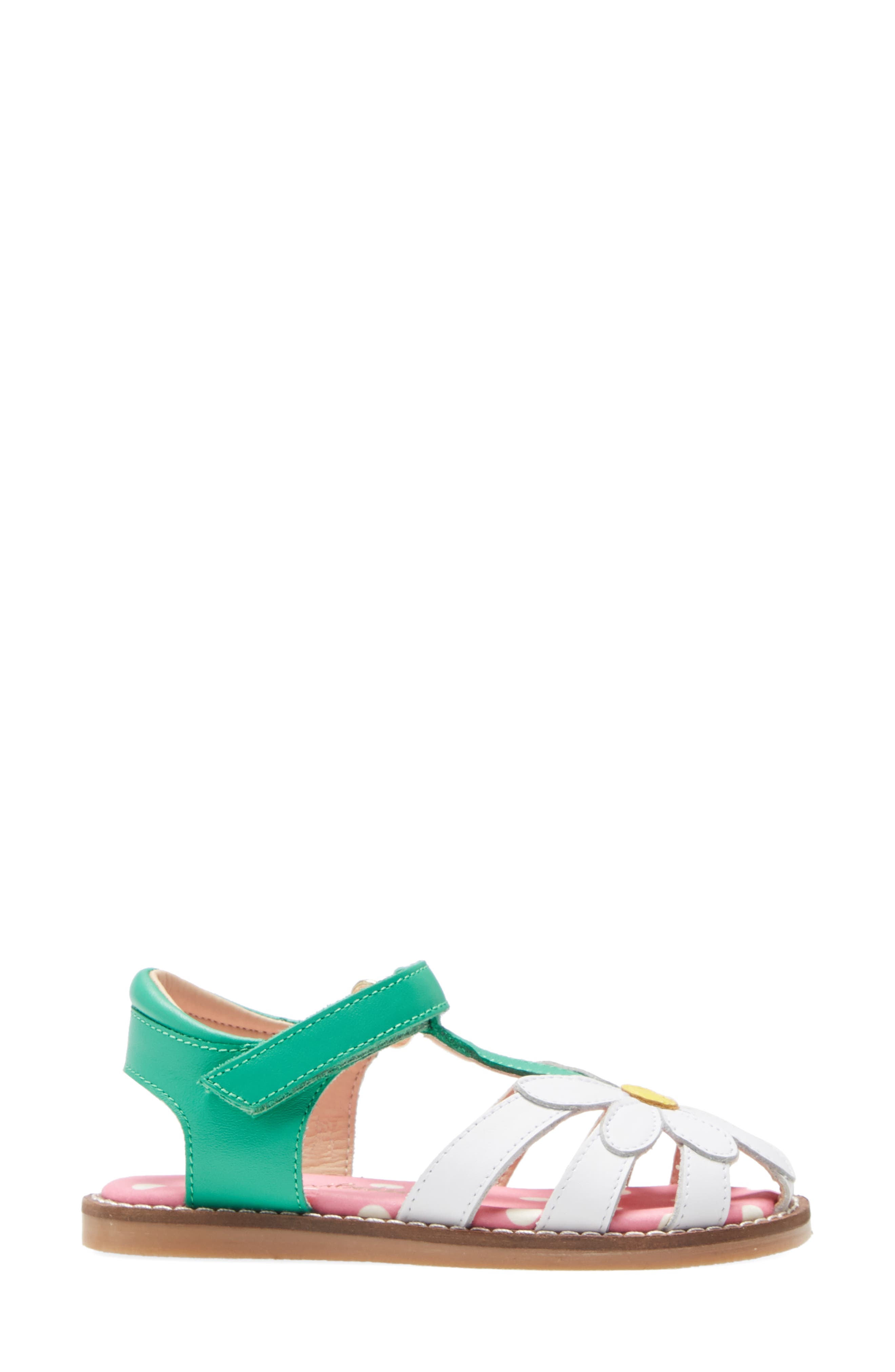 Floral Sandal, Alternate, color, WHITE FLOWER