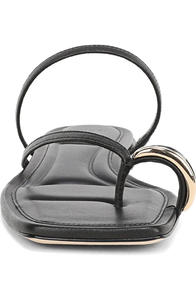 Vince Polli Toe Loop Sandal, Alternate, color, Black