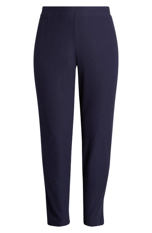 Eileen Fisher Slim Ankle Pants In Blue