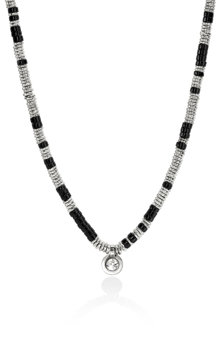 John Hardy Lovestruck<sup>™</sup> Heishi Lab Grown Diamond Necklace, Alternate, color, Silver