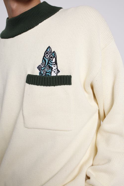 Tombolo 'the Angler' Sweater In Ivory