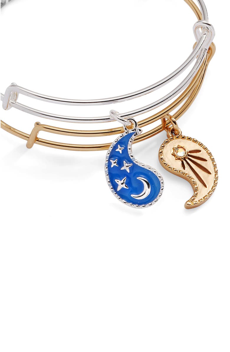 Alex and Ani Yin Yang Celestial Bff Bangle Bracelet Set Of 2, Alternate, color,