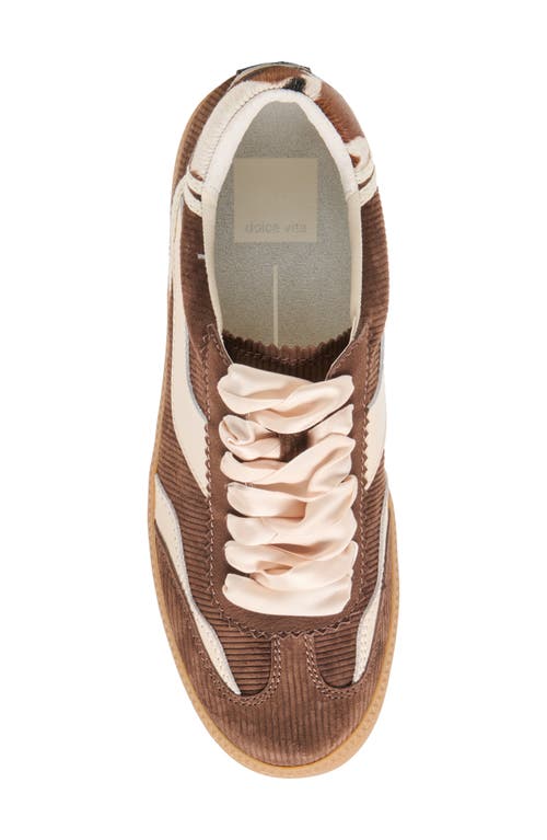 Dolce Vita Notice Sneakers Chocolate Corduroy In Brown
