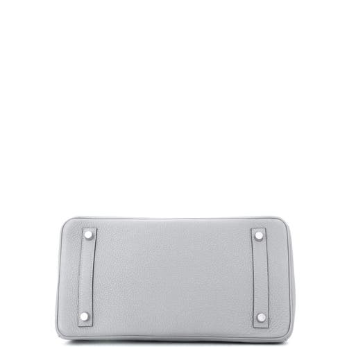 Pre-owned Hermes Hermes Birkin Handbag Grey Togo With Palladium Hardware 30