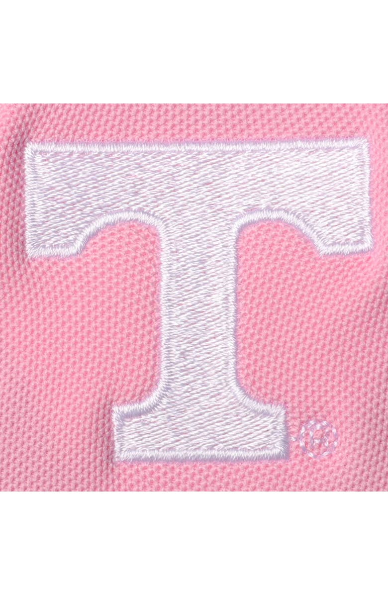 GARB Girls Infant Garb Pink Tennessee Volunteers Caroline Cap Sleeve Polo Bodysuit, Alternate, color, 