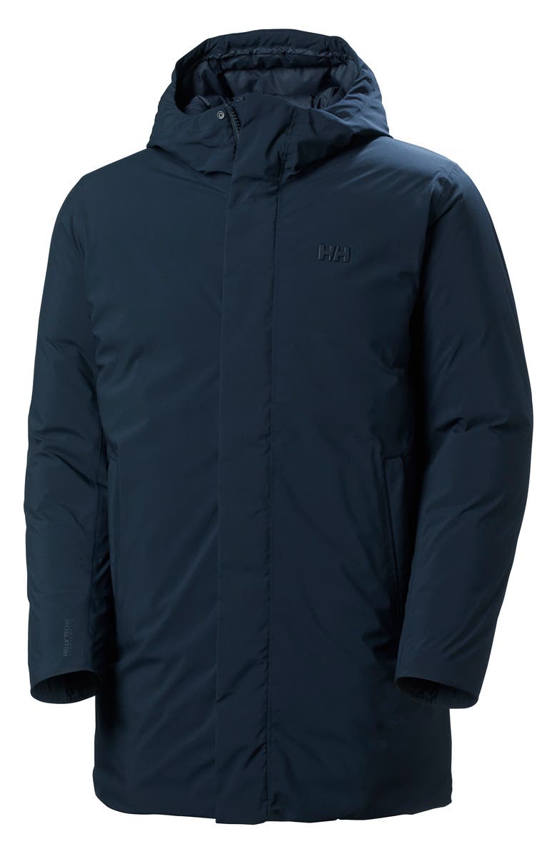 Helly Hansen Urban Pro HELLY TECH<sup>®</sup> 480 Fill Power Down Coat, Alternate, color, Navy