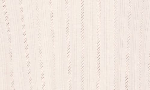 EBERJEY EBERJEY POINTELLE RIB PAJAMA TOP
