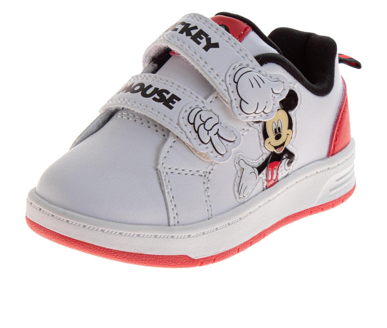 Disney Mickey Mouse Sneakers Boys' Comfortable Stylish, Main, color, White Red