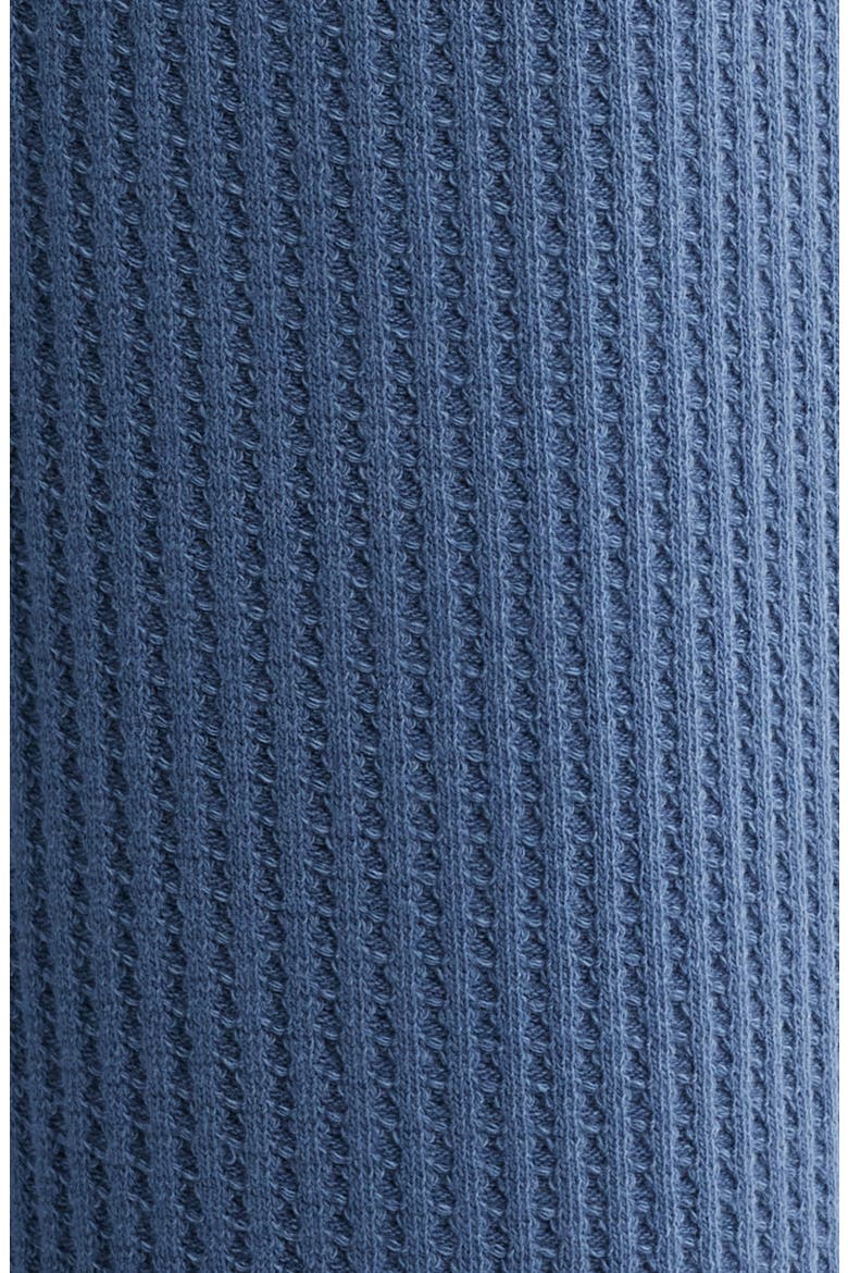 Side Stripe Waffle Knit Lounge Pants, Alternate, color, BLUE