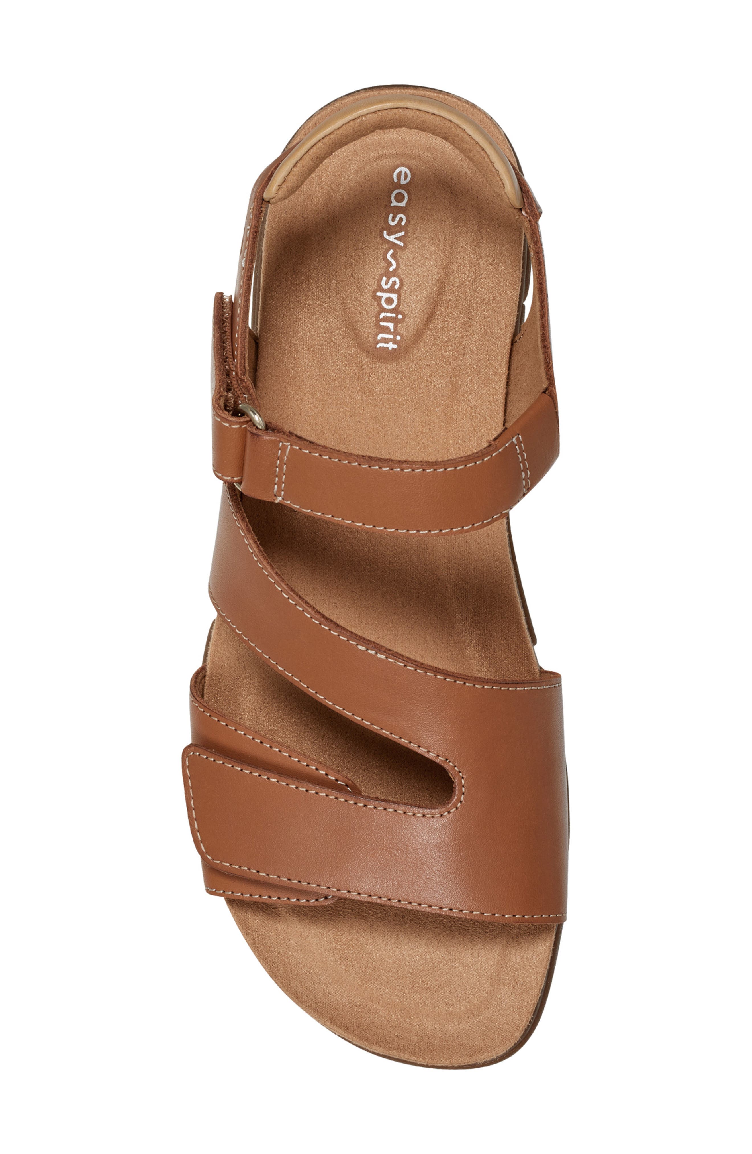 Easy Spirit Mavey Ankle Strap Sandal, Alternate, color, Medium Brown
