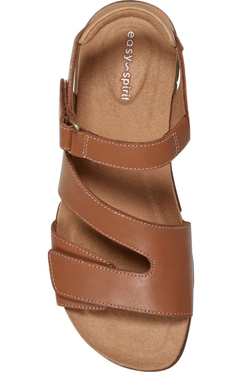 Easy Spirit Mavey Ankle Strap Sandal, Alternate, color, Medium Brown