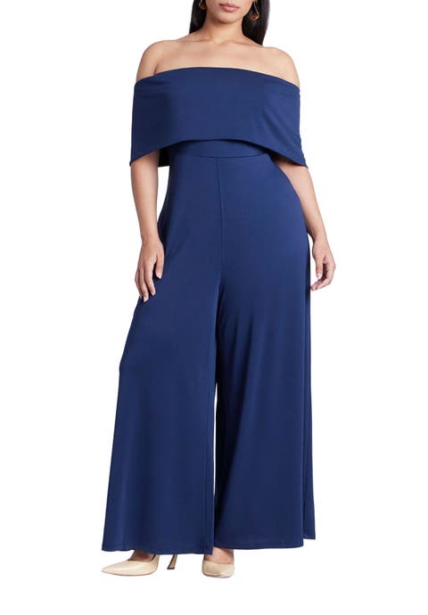 Off Shoulder Jumpsuit (Plus Available)