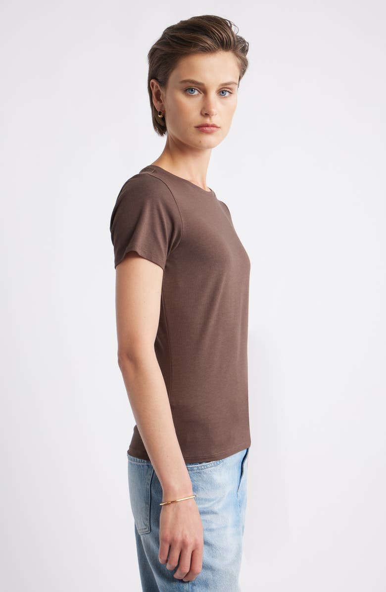 Pima Cotton Blend Crewneck T-Shirt