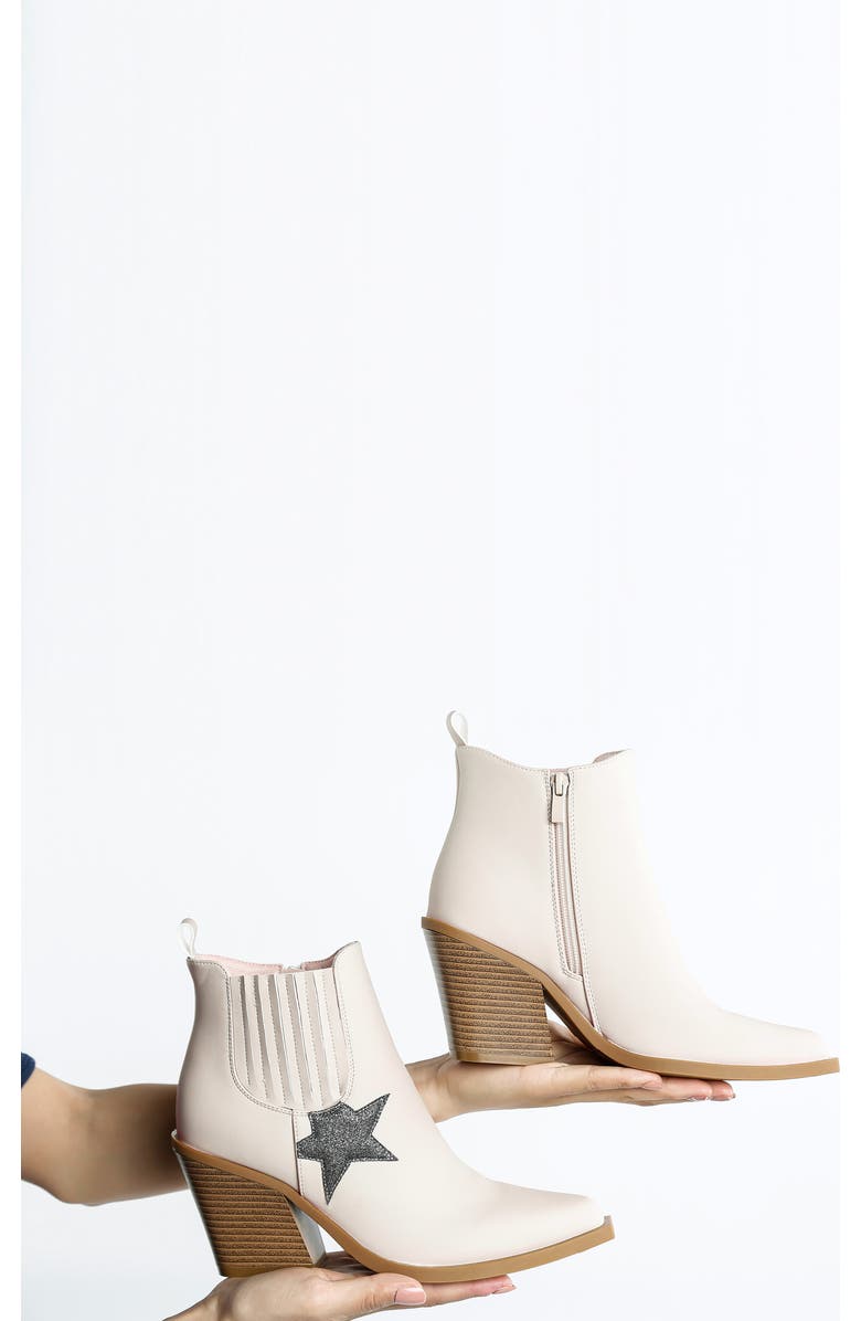 LONDON RAG Melt Down Glitter Star Bootie, Alternate, color,