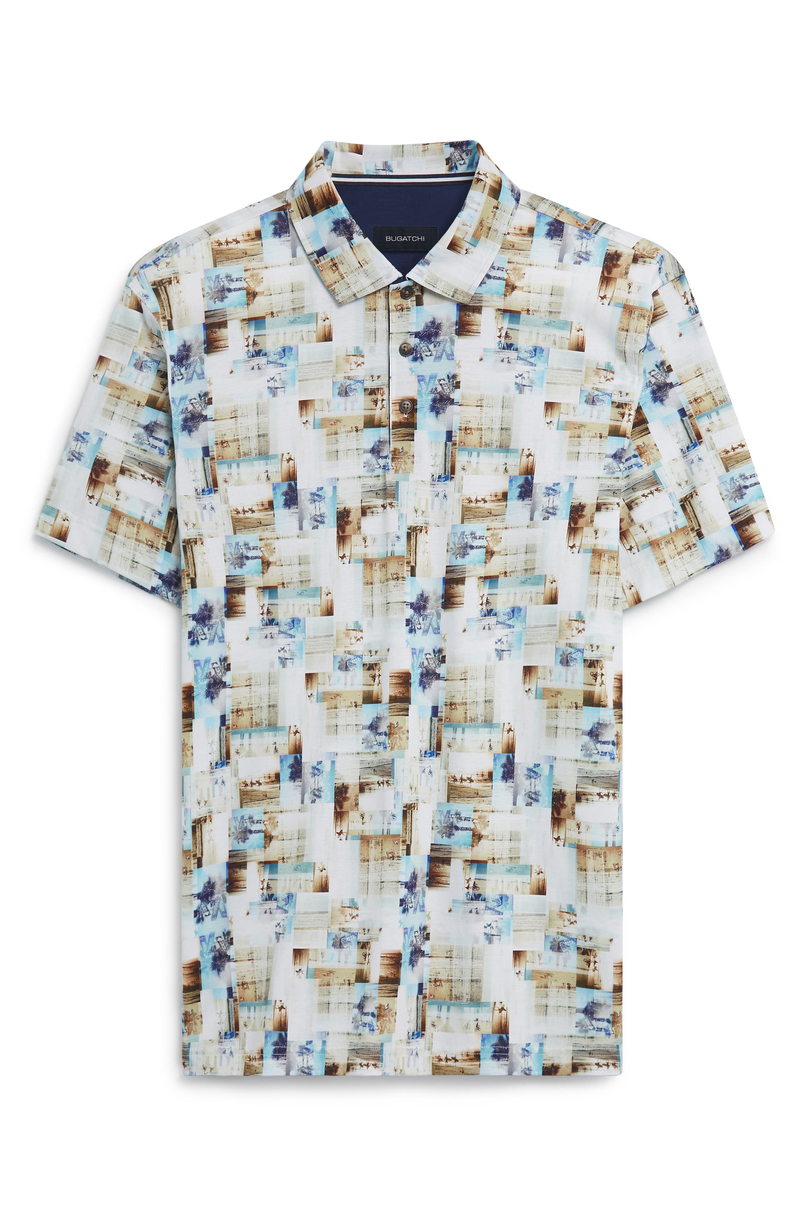 Bugatchi Digital Photo Print Polo