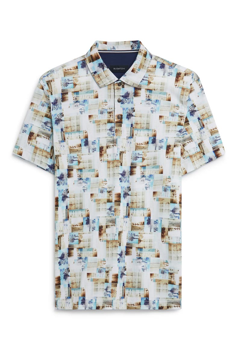 Digital Photo Print Polo, Main, color, SAND