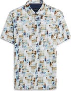 Bugatchi Digital Photo Print Polo