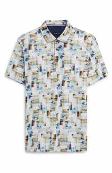 Bugatchi Digital Photo Print Polo
