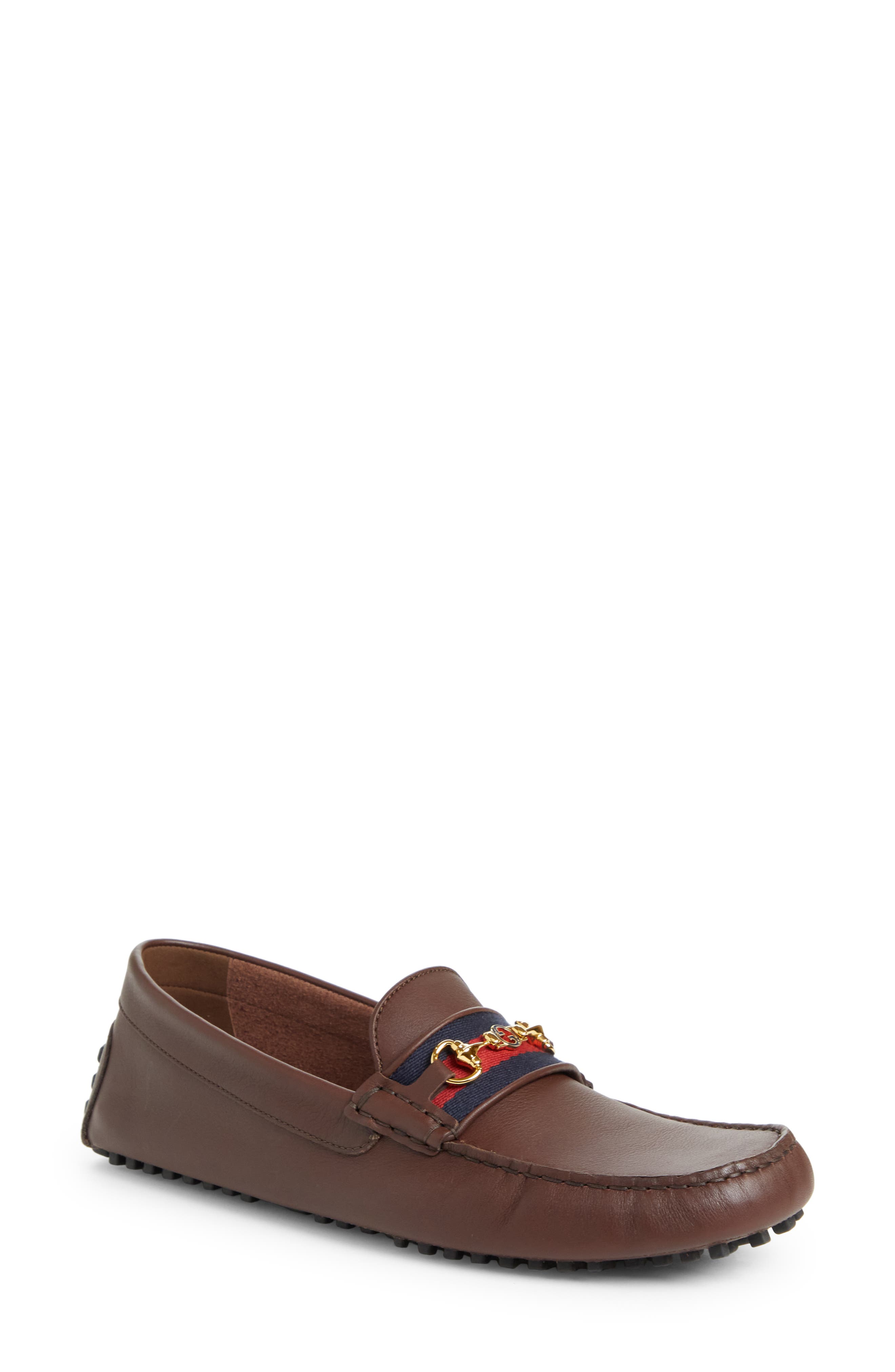 Ayrton Horsebit Web Driving Loafer, Main, color, COGNAC