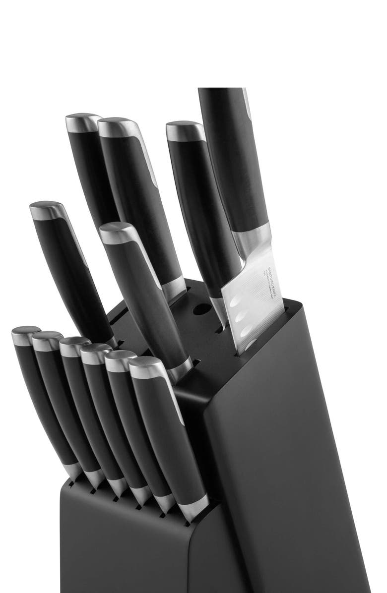 BergHOFF Leo Graphite Santoku Knife, Alternate, color, Black