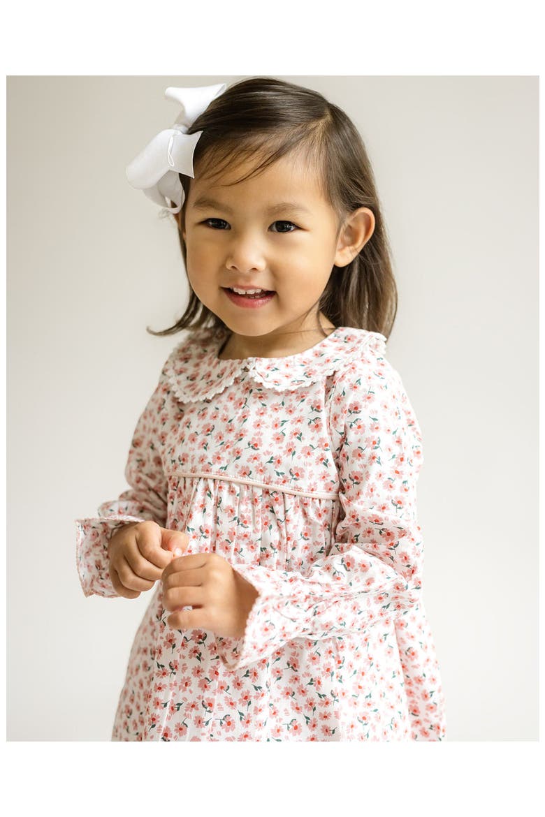 Colette Peter Pan Collar Dress, Alternate, color, Pink Multi