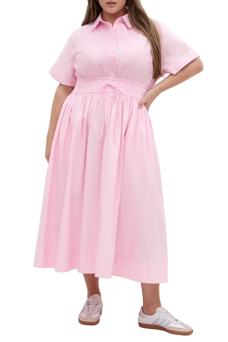 Lana Shirtdress, Main, color, HEAVENLY PINK