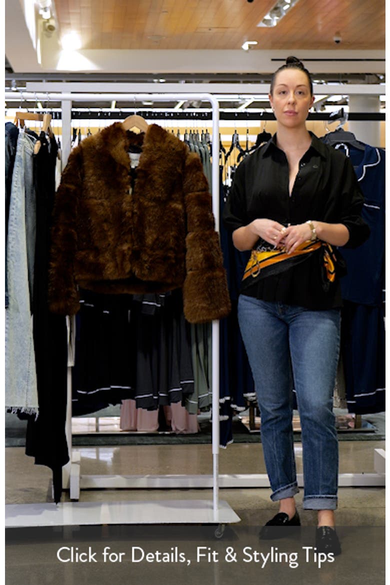Sai Faux Fur Coat video