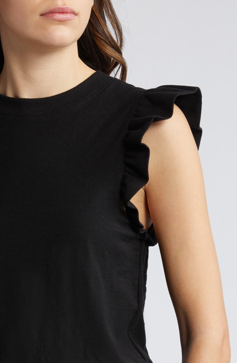 Nation LTD Paulette Ruffle Sleeve Top, Alternate, color,