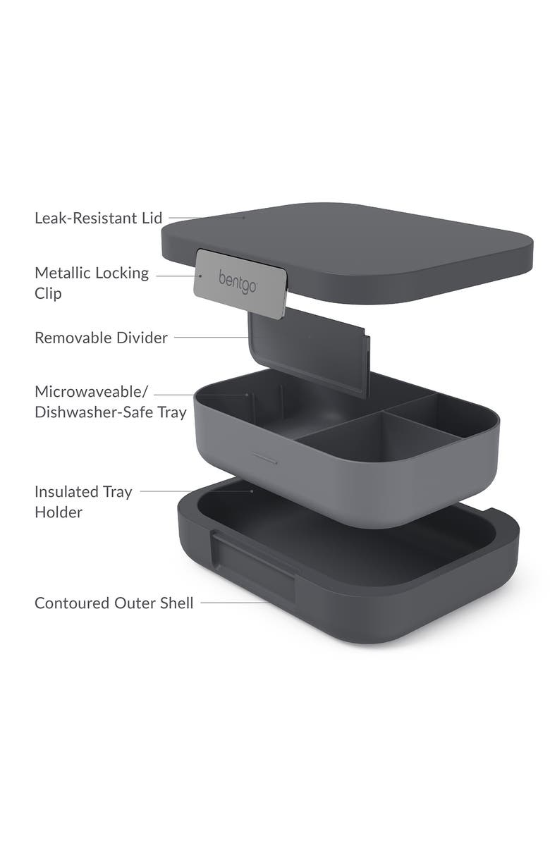 BENTGO Leak-Proof Lunch Box, Alternate, color, Dark Grey