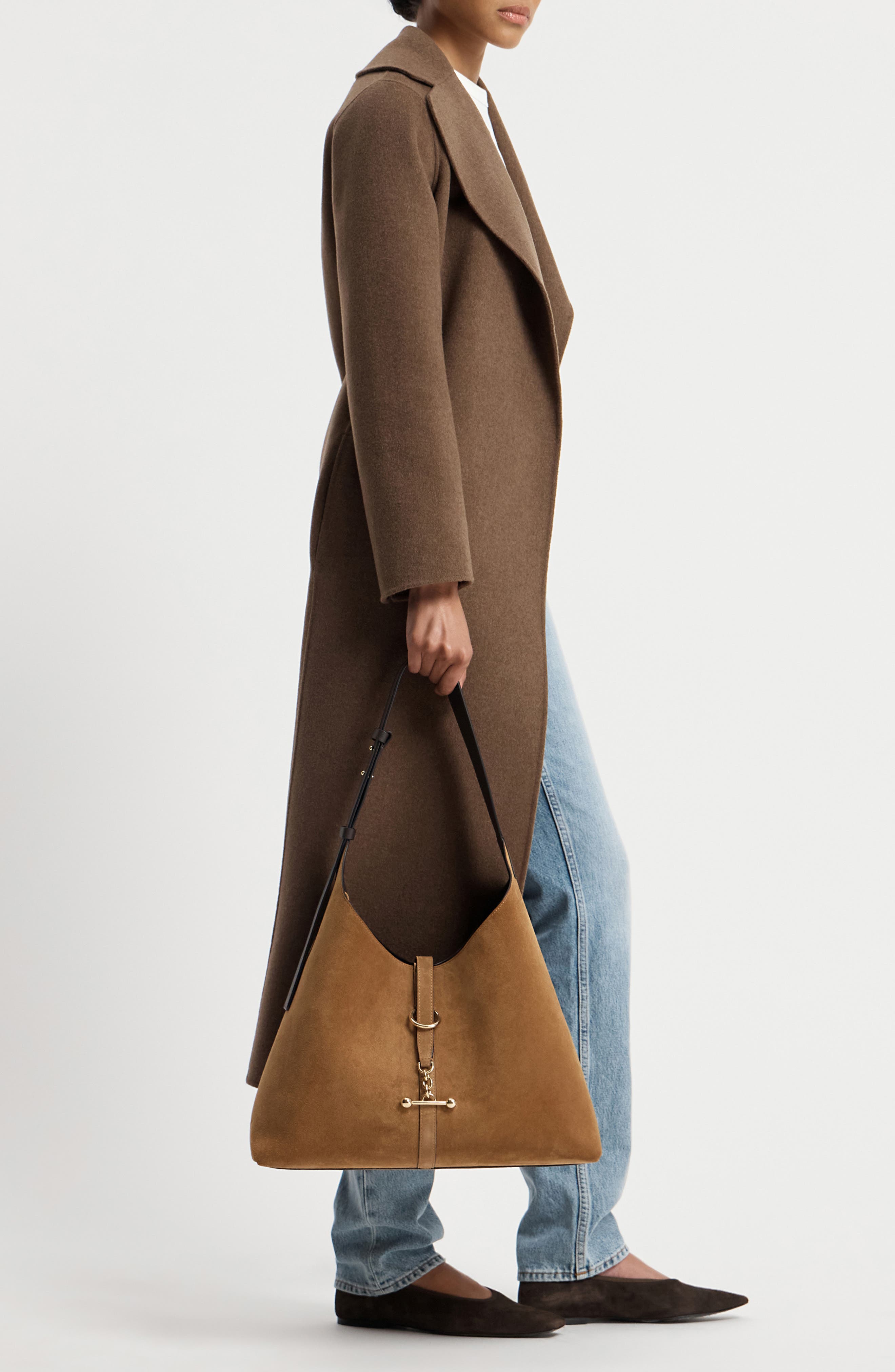 Maxi Kite Hobo Bag, Alternate, color, TOFFEE/ ESPRESSO